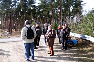 Pause - Winterwanderung des Heimatvereins Lostau 2015